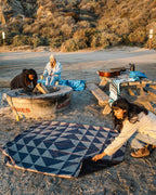 Nomadix Festival Blanket - Perfect For Picnics, Camping, & Lawn Seating - Plush Top & Water Resistant Base - Made With Post Cons