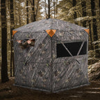 Vevor Hunting Blind, 6-7 Person Ground Blinds With Carrying Bag, Portable Camouflage Tent, Reinforced Durable Concealed Shelter