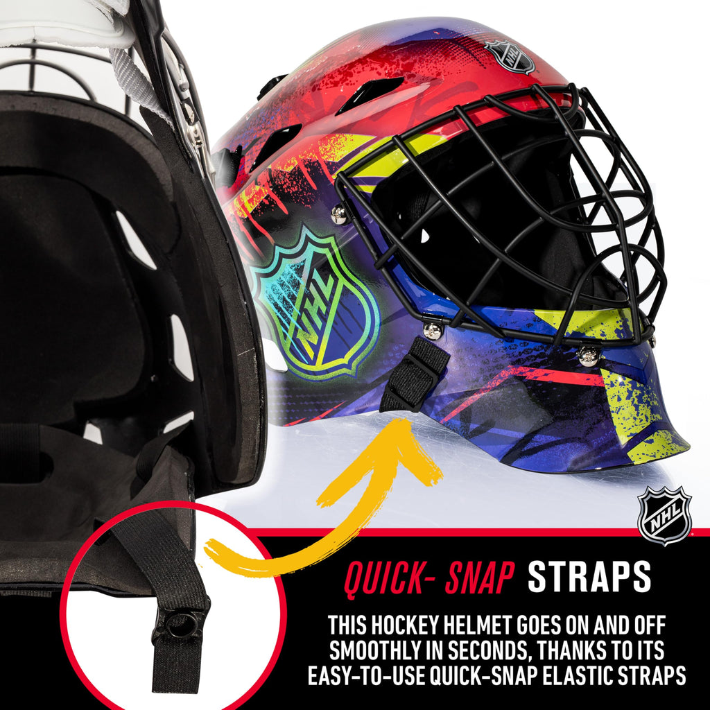 Franklin Sports Nhl Youth Street Hockey Goalie Masks - Gfm1500 Outdoor + Street Hockey Goalie Mask For Kids - Perfect For Outdoo
