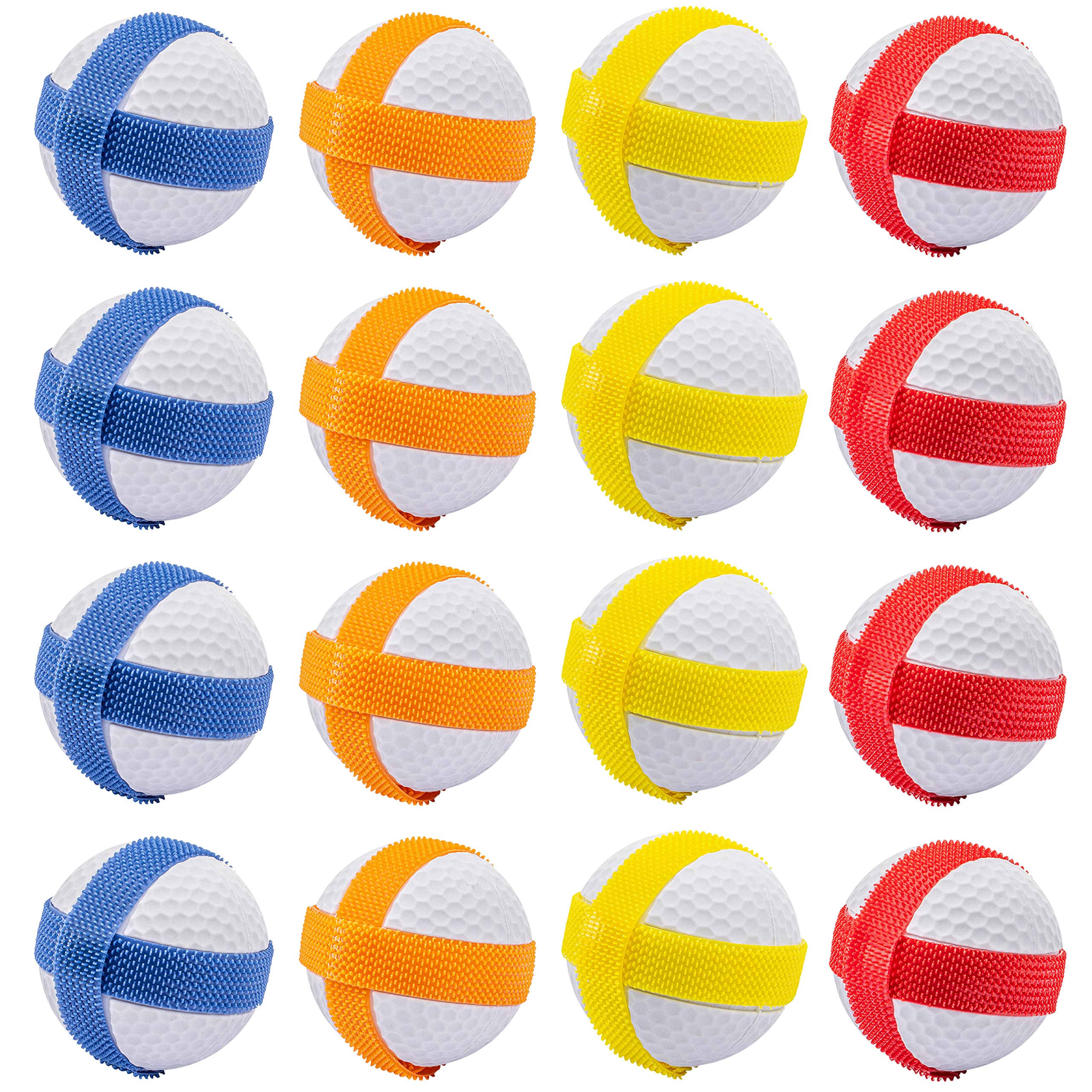 GoSports Chip N Stick Replacement Sticky Golf Balls with Tote Bag - 16 Pack