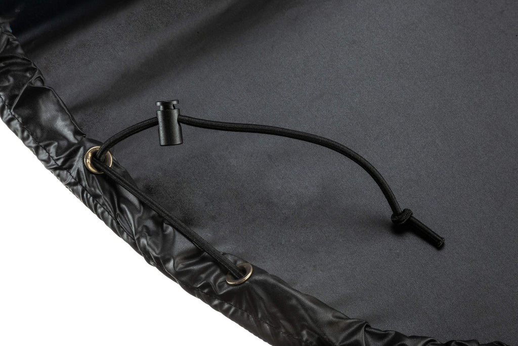 Attwood 11776-5 Kayak Nylon Spray Skirt With Mesh Storage Bag, Black