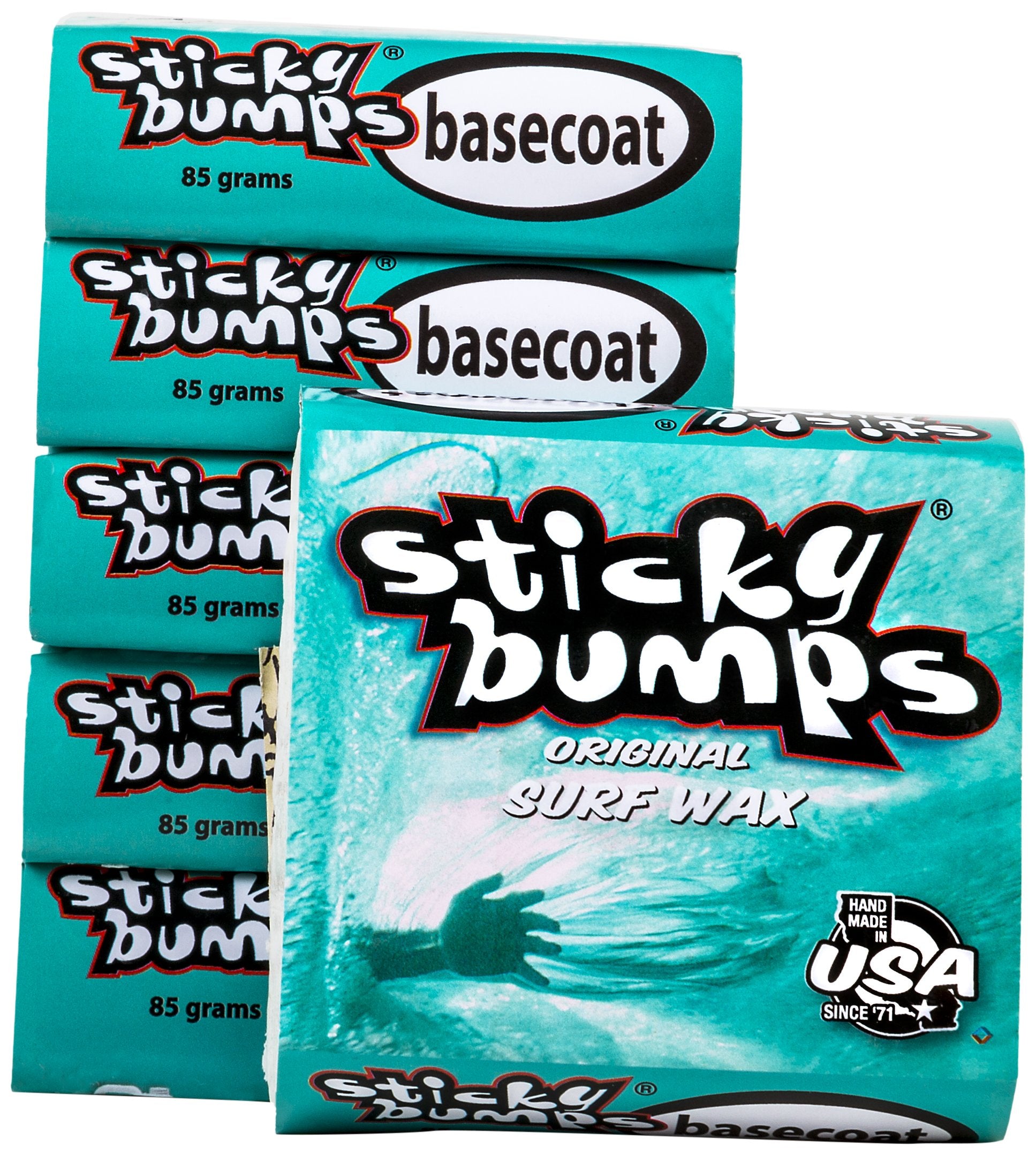 Sticky Bumps Base Coat Surfboard Wax 6 Pack