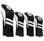 Proactive Sports Vintage Golf Club Head Covers For Driver, Fairway Woods, And Hybrid (1,3,5,H) | Headcovers Fit Up To 460Cc | Cl