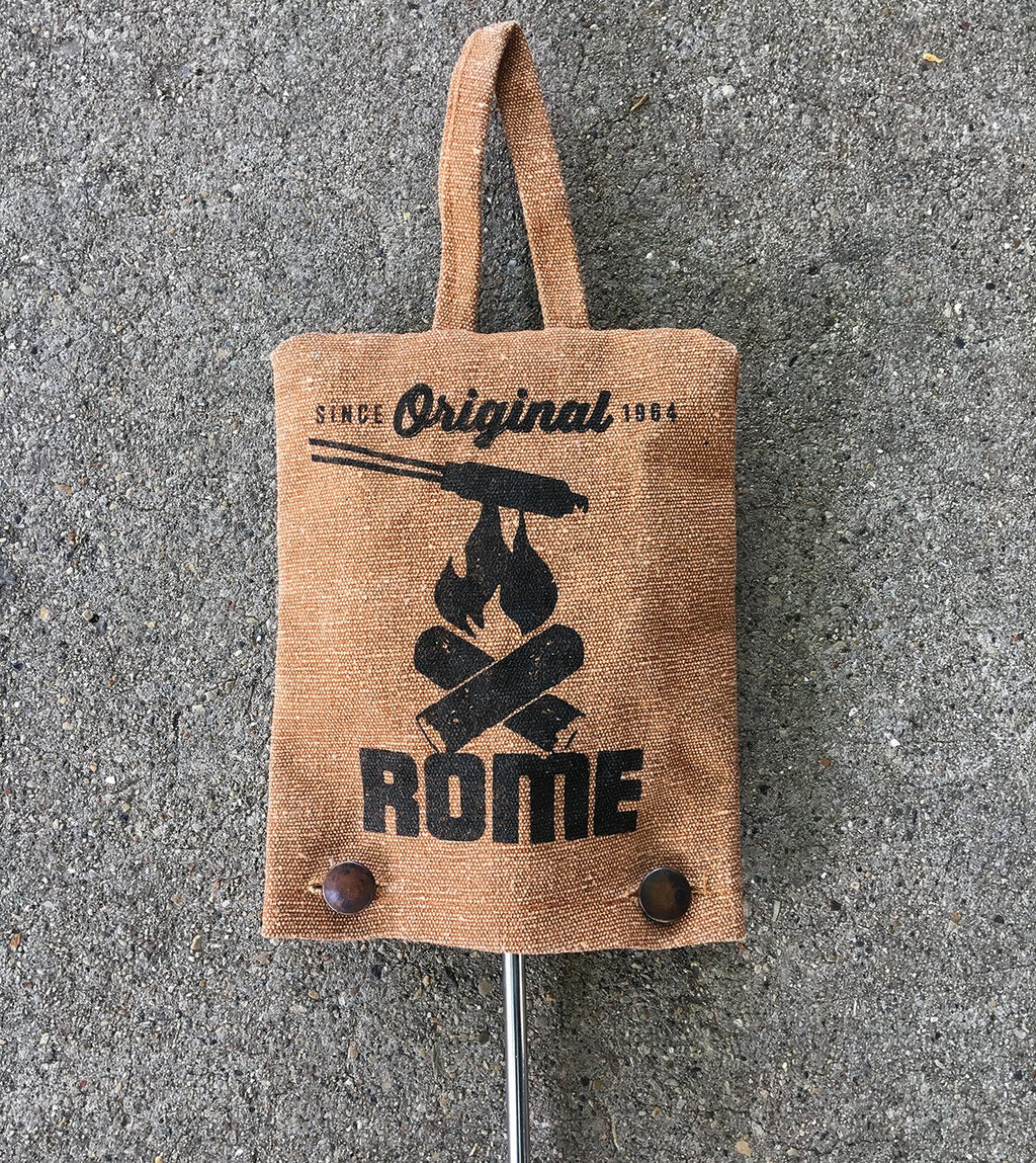 Rome Industries Single Pie Iron Canvas Cover Bag, 7.5'' X 6'', Beige