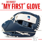 Franklin Sports Mlb Youth Teeball Glove + Foam Ball Set - Kids Seattle Mariners Baseball + Teeball Mitt And Ball - Perfect First