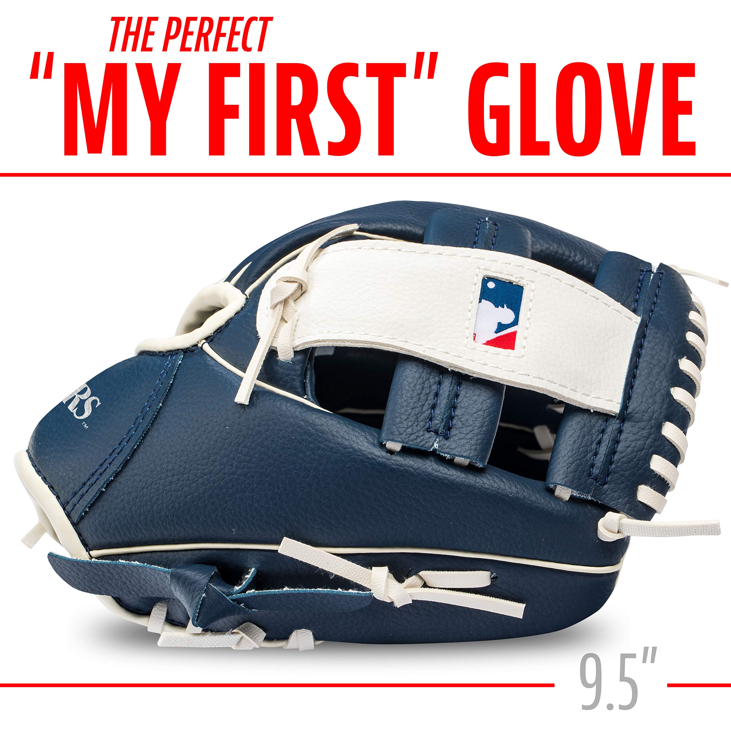 Franklin Sports Mlb Youth Teeball Glove + Foam Ball Set - Kids Seattle Mariners Baseball + Teeball Mitt And Ball - Perfect First