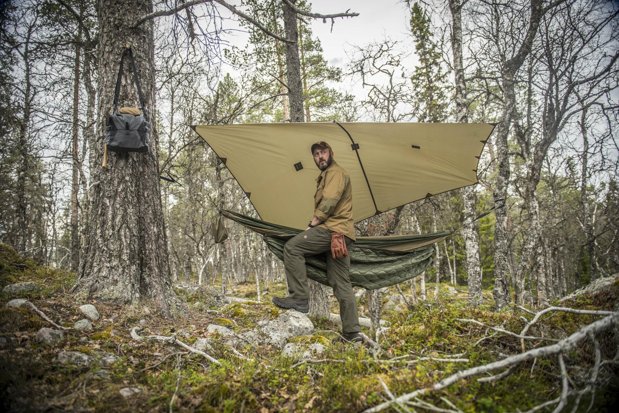 Helikon-Tex Supertarp Small Us Woodland, Bushcraft Line