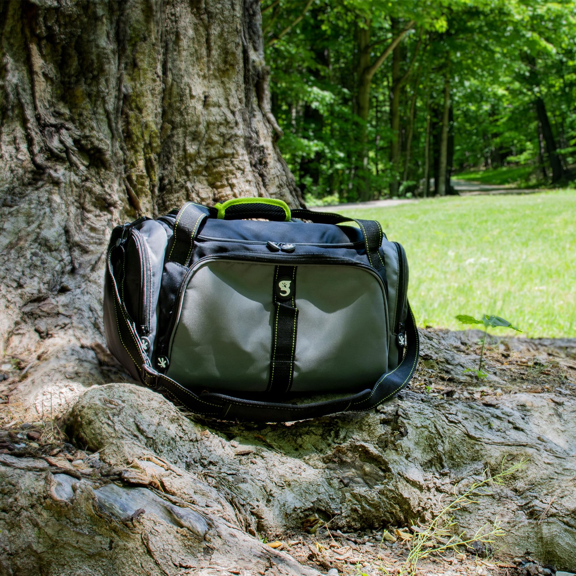 Geckobrands Duffel Cooler, White/Black, Box