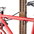 Rad Cycle Woody Bike Stand Bicycle Rack Storage Or Display Holds Two Bicycles And Is Constructed Of Stylish Hard Wood