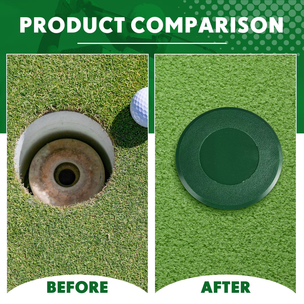 Glimin Golf Cup Cover Golf Hole Putting Green Cup Golf Practice Training Aids Hole Covers For Yard Garden Backyard Game Ball Out