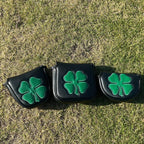 Golf Putter Cover,Putter Headcover Mid Mallet Leather Golf Mallet Putter Cover Golf Club Head Covers With Magnetic For Heel Shaf