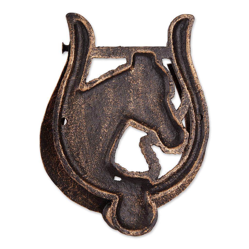 Accent Plus Horseshoe Cast Iron Door Knocker Horseshoe