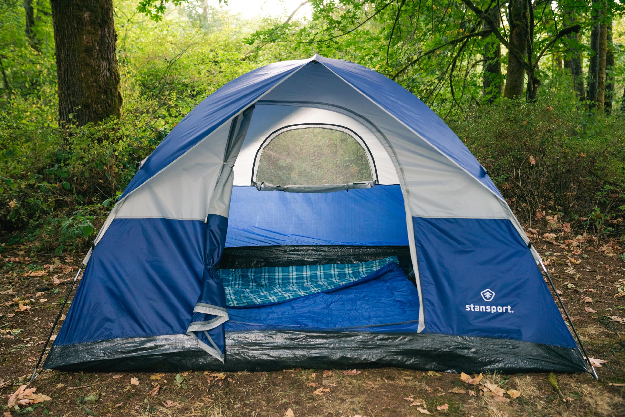 6 Lb - 2 Person Sleeping Bag - 87 In X 66 In, Blue