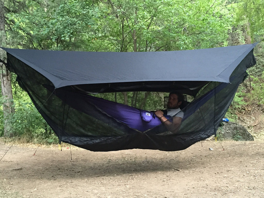 Hammock Bliss Sky Tent 2 - A Revolutionary 2 Person Hammock Tent - Waterproof And Bug Proof Hanging Tent Provides Spacious And C