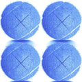 Tennis Balls for Walkers Pre Cut, 4Pcs Walker Tennis Balls Precut Tennis Balls for Walkers Legs, Universal Precut Gilde Balls fo