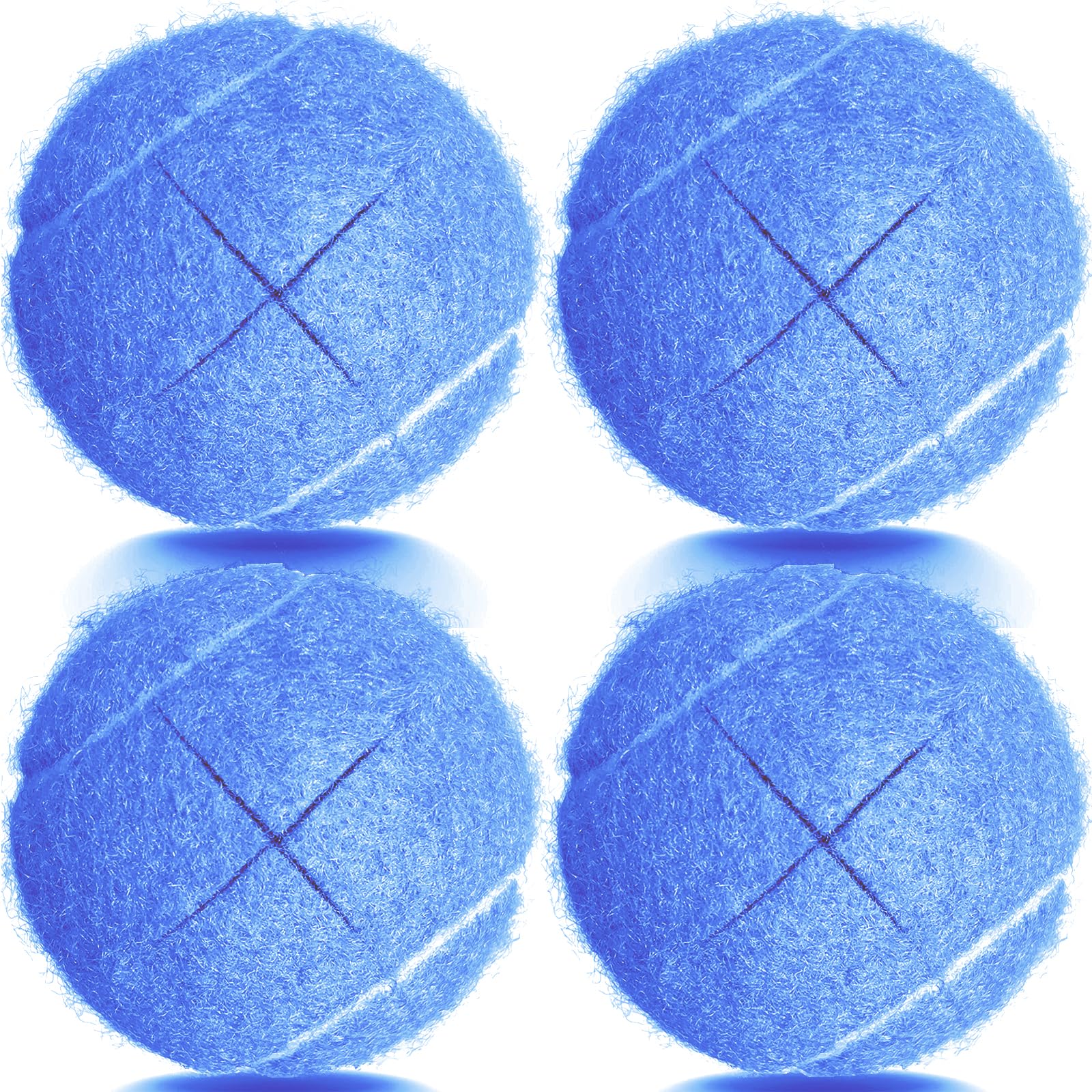 Tennis Balls for Walkers Pre Cut, 4Pcs Walker Tennis Balls Precut Tennis Balls for Walkers Legs, Universal Precut Gilde Balls fo