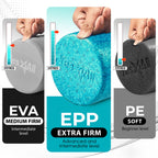 Yes4All High-Density EPP Round Back Roller Foam, Exercise Foam Roller for Yoga, & Pilates, Multiple Sizes and Colours, Turquoise