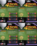 Sumabitar4 Yards More Golf Tees 1'' - Purple - 4 Packs Of 6 Tees - (11922)