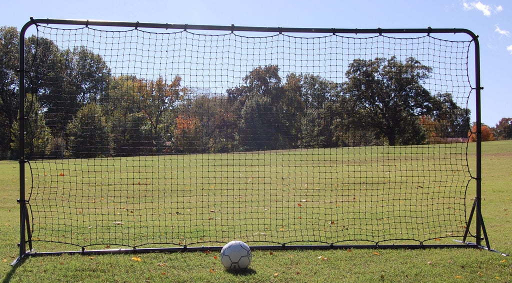 Trigon Sports Soccer Rebounder Net, 6 x 12 Bounce Back Net Soccer Goals for Backyard, Easy Setup, Kick Back Trainer for Passing,