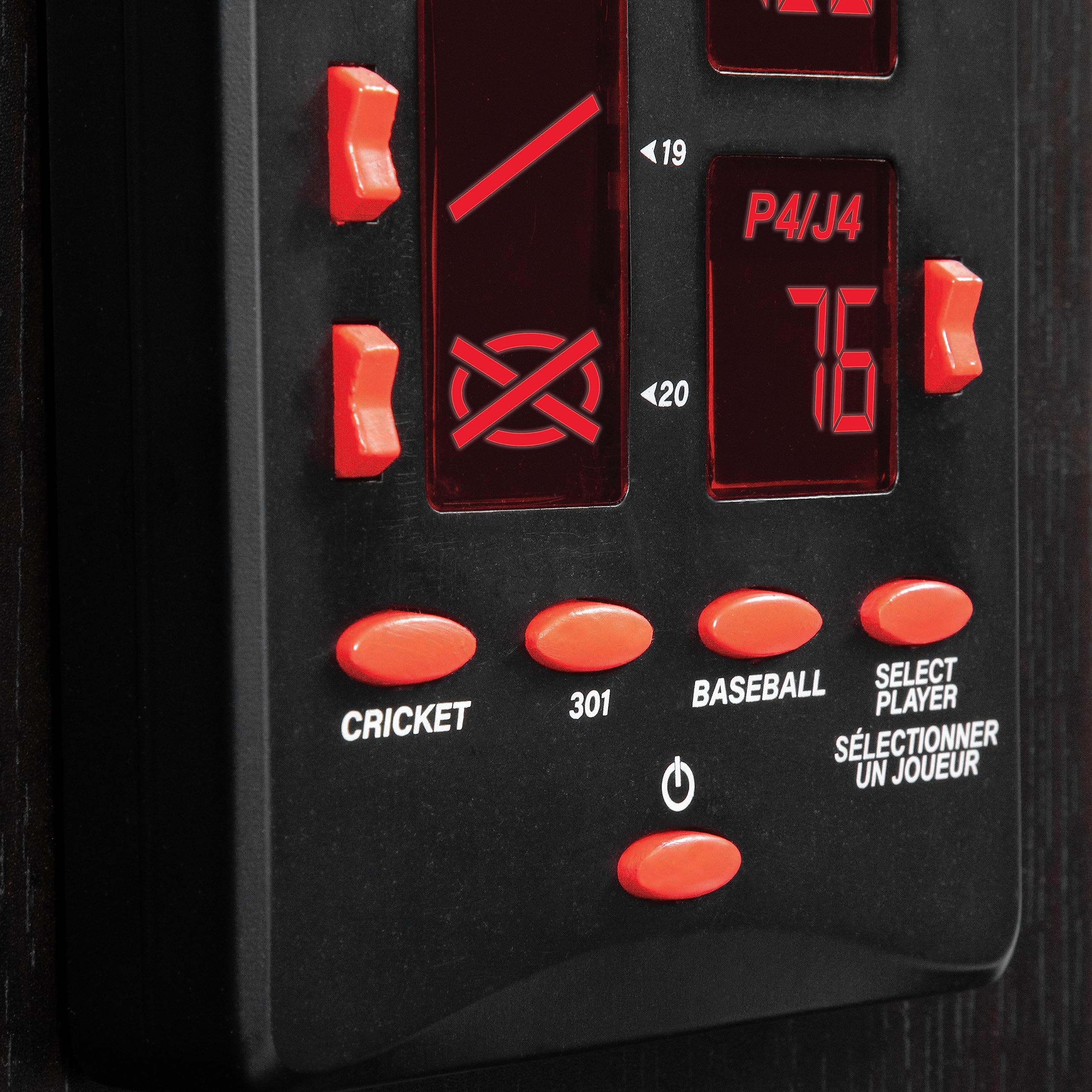Eastpoint Sports Tournament Bristle Dartboard And Easy Hang Cabinet With Electronic Scoreboard And 6 Steel Tip Darts
