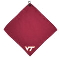 Team Golf NCAA Virginia Tech Hokies Microfiber Golf Towel, 15x15 (Multicolor)