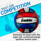 Franklin Sports Blast Outdoor + Beach Volleyball - Cushioned Ball Set Great For Backyard And Beach - Air Pump Included