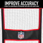 Franklin Sports Nfl Kids Football Throwing + Kicking Target Net - Youth Training Equipment - Fun For Football Toss Games + Pract