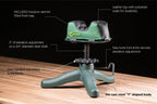 Caldwell The Rock Jr. With Durable Construction And Elevation Adjustments For Range, Sight In And Precision Shooting