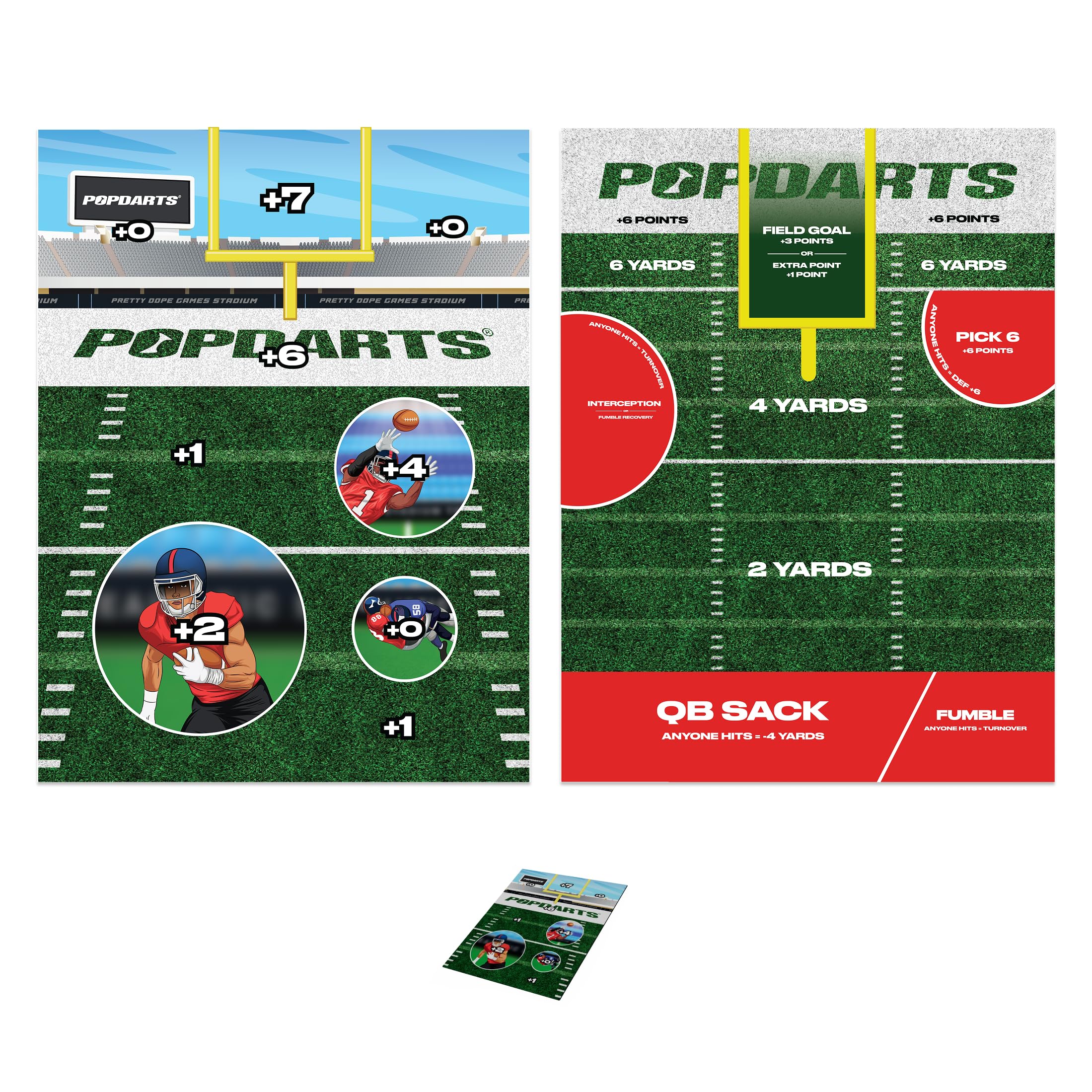 Popdarts SwapTop Football - Two Ways to Play, One Epic Showdown. The Ultimate Indoor/Outdoor Game for All Ages