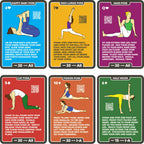 Stack 52 Yoga Exercise Cards: Designed By Certified Yoga Instructor. Video Instructions Included. Beginner To Advanced Poses And