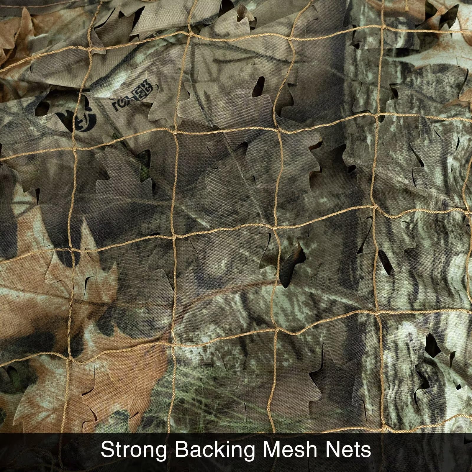 Loogu Camo Netting, Camouflage Netting For Sunshade, Camping, Shooting And Hunting And Many More (6.5X6.5Ft, 2Mx2M, Loogu Super