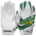 Franklin Sports North Dakota Bison Youth College Football Receiver Gloves - Receiver Gloves For Kids - Ncaa Team Logos And Silic