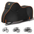 Bike Cover Waterproof Outdoor - 600D Heavy Duty Bicycle Covers for 1/2/3 Bikes - UV Rain Dust Snow Protection - Fits Road, Mount