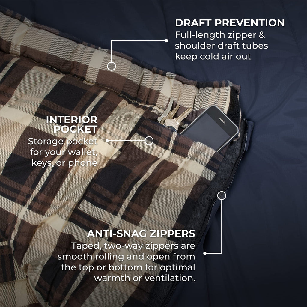 Teton Sports Celsius Xl Sleeping Bags - Durable And Warm Sleeping Bag For Adults And Kids- Camping Made Easy And Warm - Compress