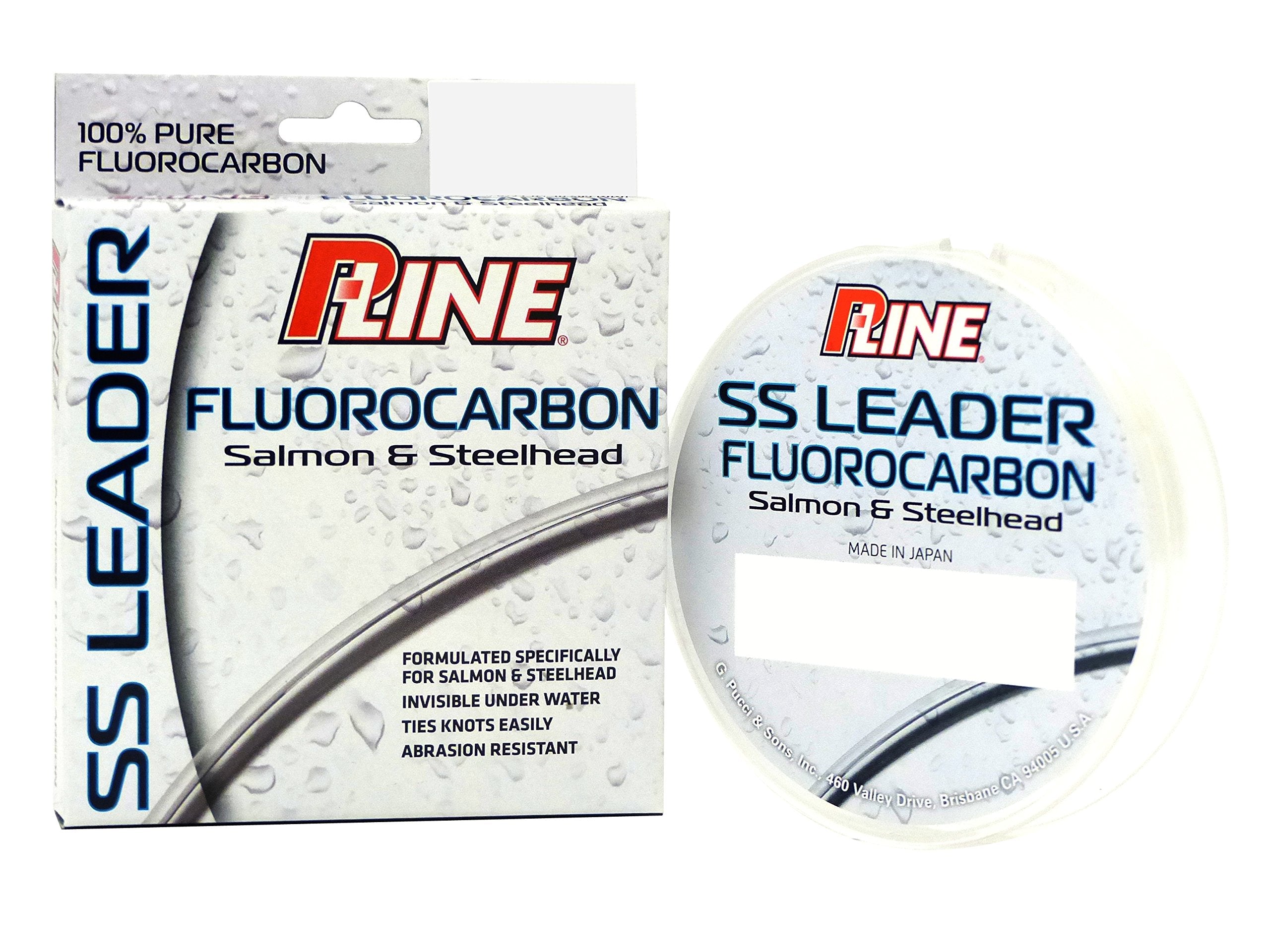 P-Line Salmon/Steelhead Select Fluorocarbon 100 Yd Leader Material, 20 Lb, Clear