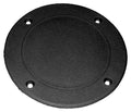TH Marine SDP1DP Screw Down Deck Plates, 55/8  Black