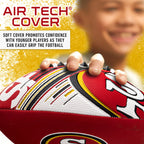 Franklin Sports Nfl San Francisco 49Ers Football - Youth Mini Football - 8.5'' Junior Size Ball - Spacelace Easy Grip Texture- P