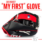 Franklin Sports Mlb Youth Teeball Glove And Ball Set - Kids Cincinnati Reds Baseball And Teeball Glove And Ball - Perfect First