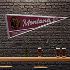 Rico Industries Ncaa Montana Grizzlies Classic 12'' X 30'' Felt Wall D  Cor Pennant - Great For Home/Bed Room/Man Cave D  Cor