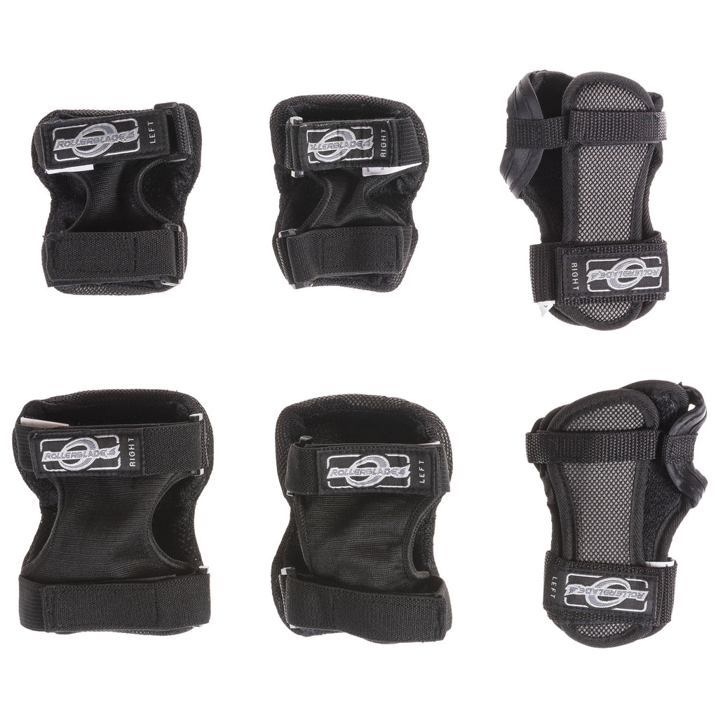 Rollerblade Bladegear Xt Junior 3 Pack Protective Gear, Knee Pads, Elbow Pads And Wrist Guards, Multi Sport Protection,Youth, Bl