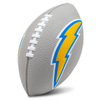Franklin Sports Nfl Los Angeles Chargers Football - Kids Foam Football - Soft Football - Mini Size - Perfect For Gameday - 8.5''