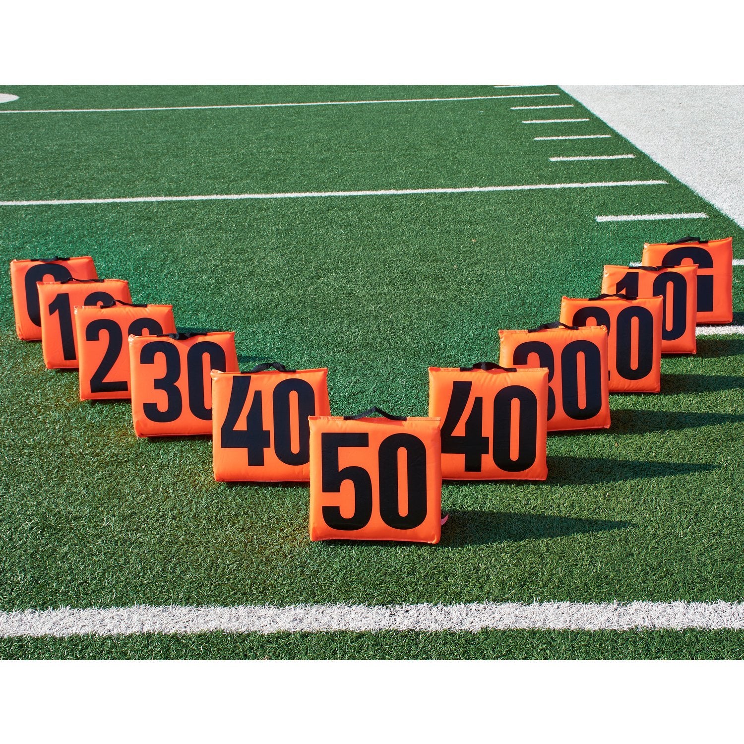 Pro Down Solid Sideline Markers 11pc Set (SET)