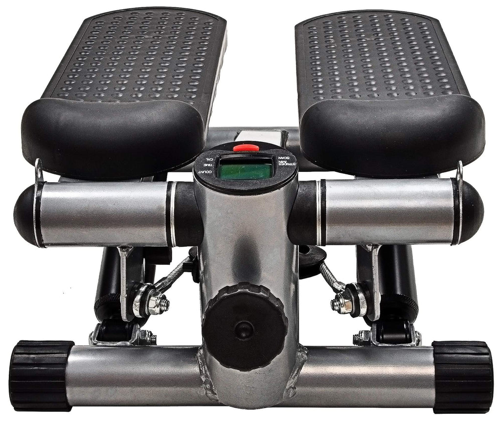 Fitvids Adjustable Mini Stepper Stair Stepper Stepping Machine With Resistance Bands, Gray