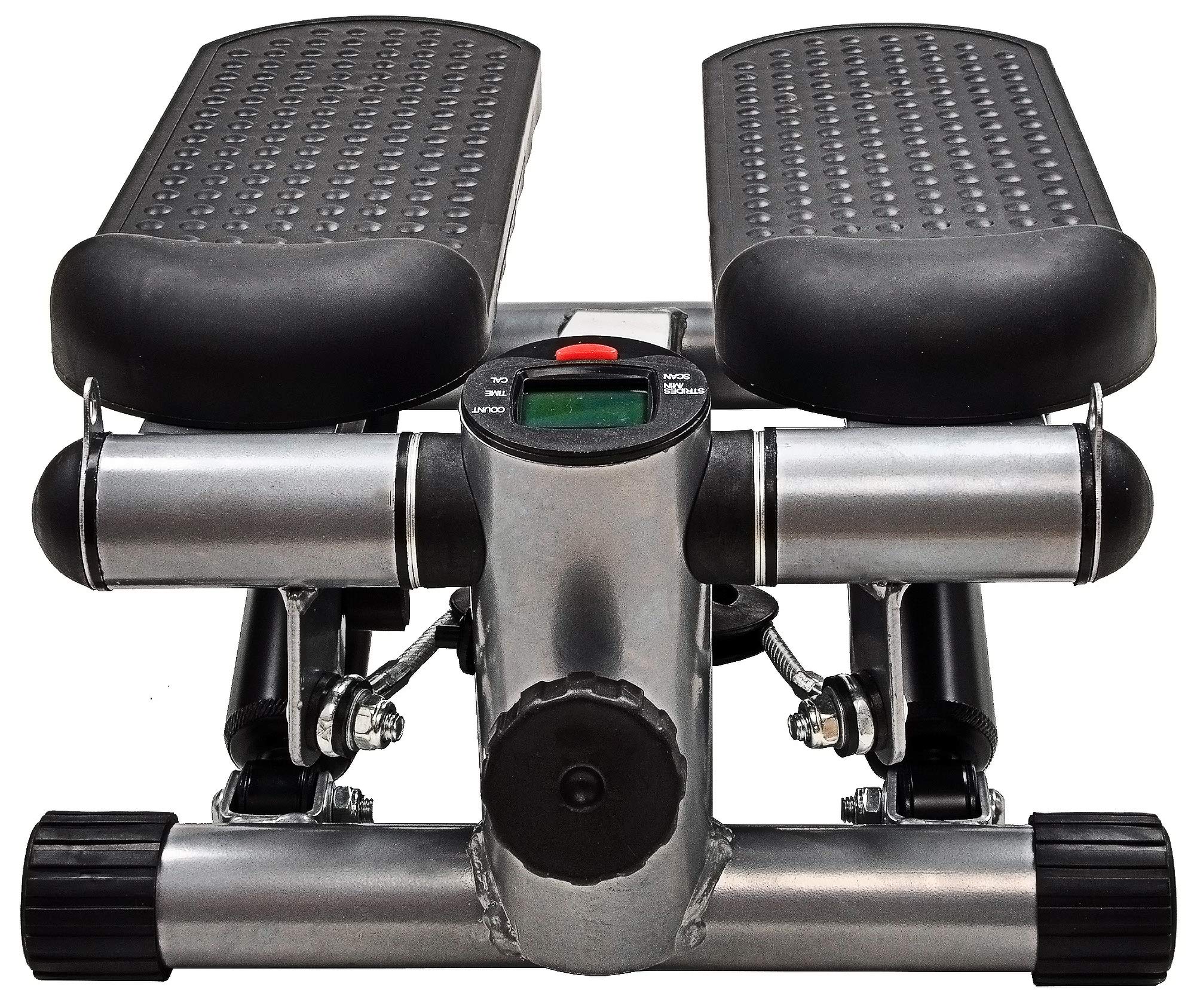 Fitvids Adjustable Mini Stepper Stair Stepper Stepping Machine With Resistance Bands, Gray