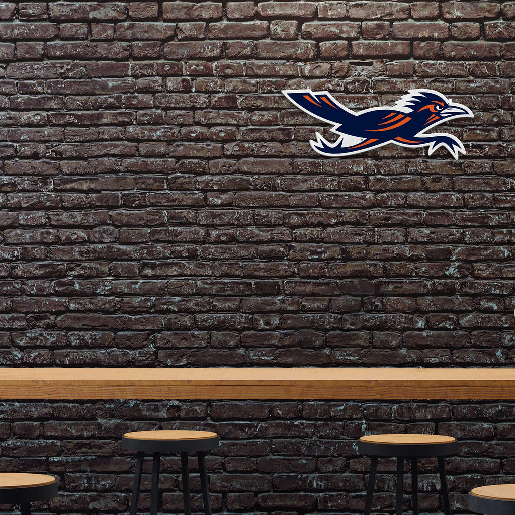 Rico Industries Ncaa Texas-San Antonio Roadrunners - Utsa Mascot Shape Cut Pennant - Home And Living Room D  Cor - Soft Felt Ez