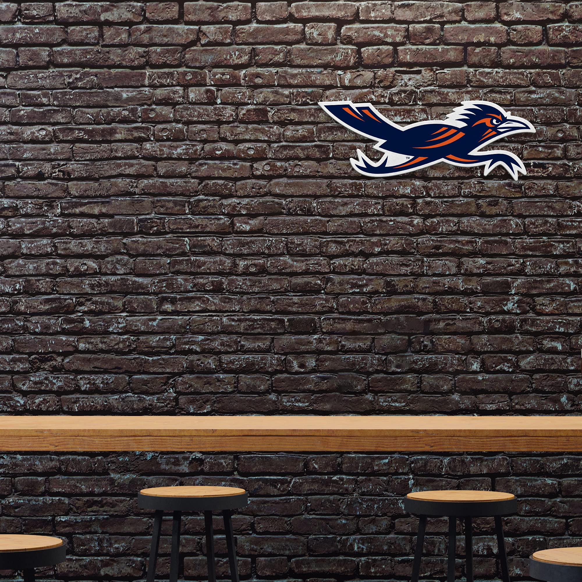 Rico Industries Ncaa Texas-San Antonio Roadrunners - Utsa Mascot Shape Cut Pennant - Home And Living Room D  Cor - Soft Felt Ez