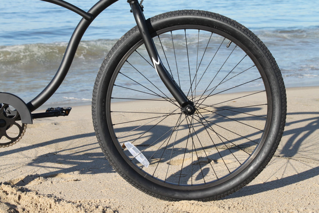 Firmstrong Urban Man Beach Cruiser Bike, Men'S Single Speed Hybrid Bicycle, 26 Inch Wheels, Aluminum, Matte Black