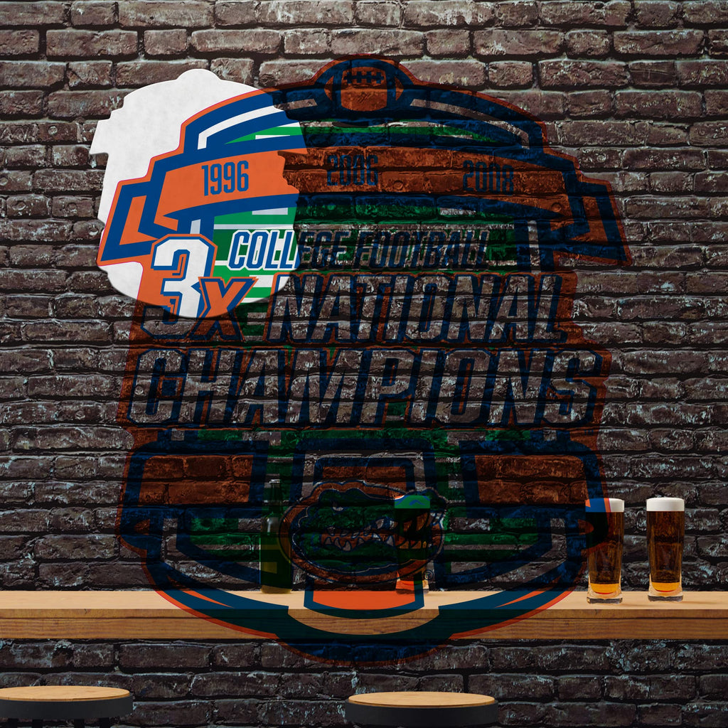 Rico Industries Ncaa Florida Gators Champ Shape Cut Pennant - Home And Living Room D  Cor - Soft Felt Ez To Hang