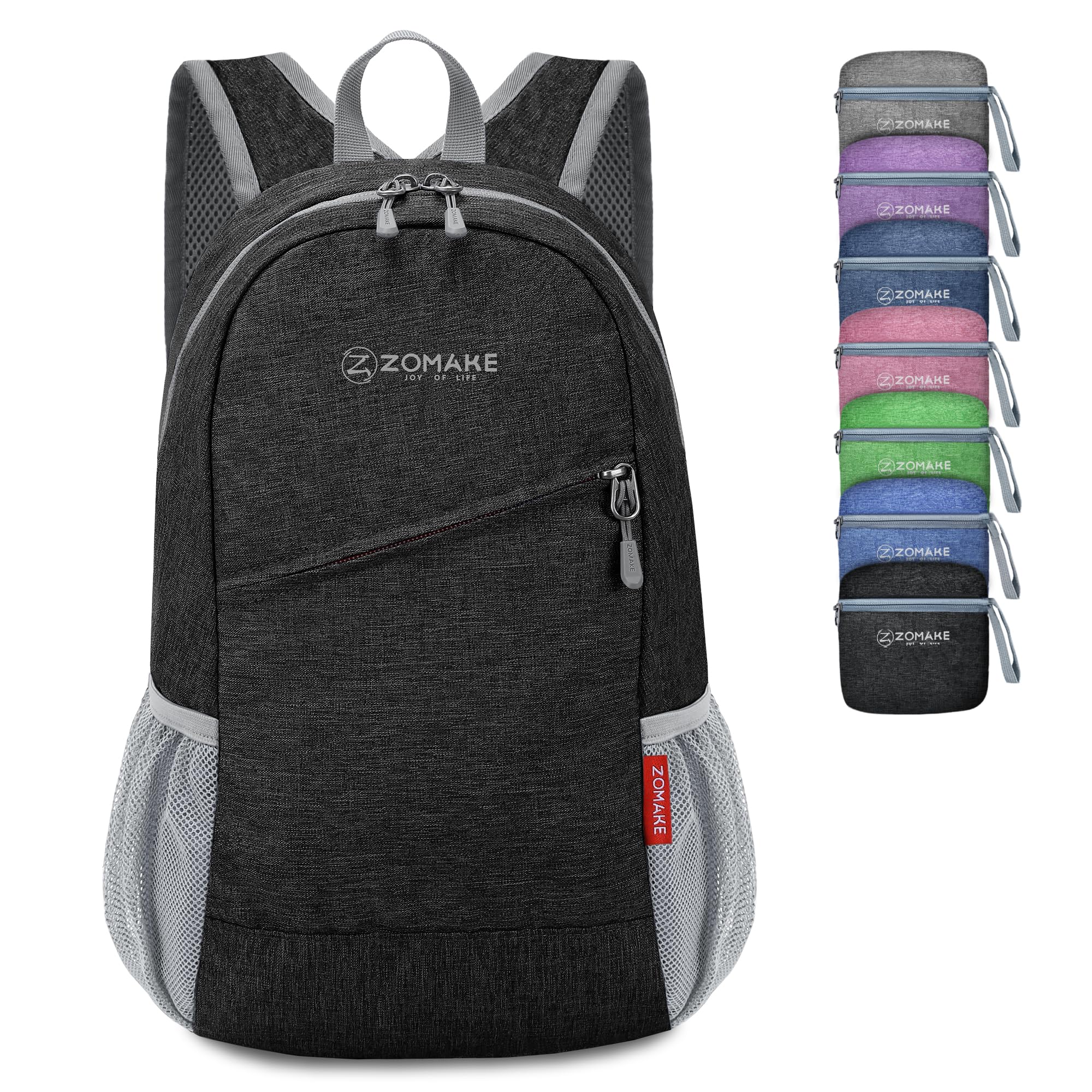 ZOMAKE Ultra Lightweight Packable Backpack 10L,Small Foldable Backpacks Hiking Water Resistant Collapsible Daypack for Women Men