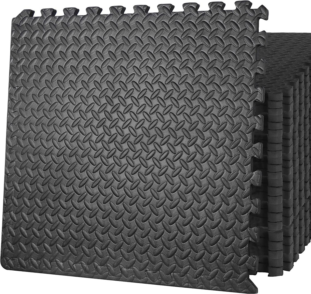 Zeny Puzzle Exercise Mat Gym Flooring Mat Interlocking Foam Mat 24 Tiles 3/4'' Extra Thick Floor Mats Exercise Equipment Mat Bab